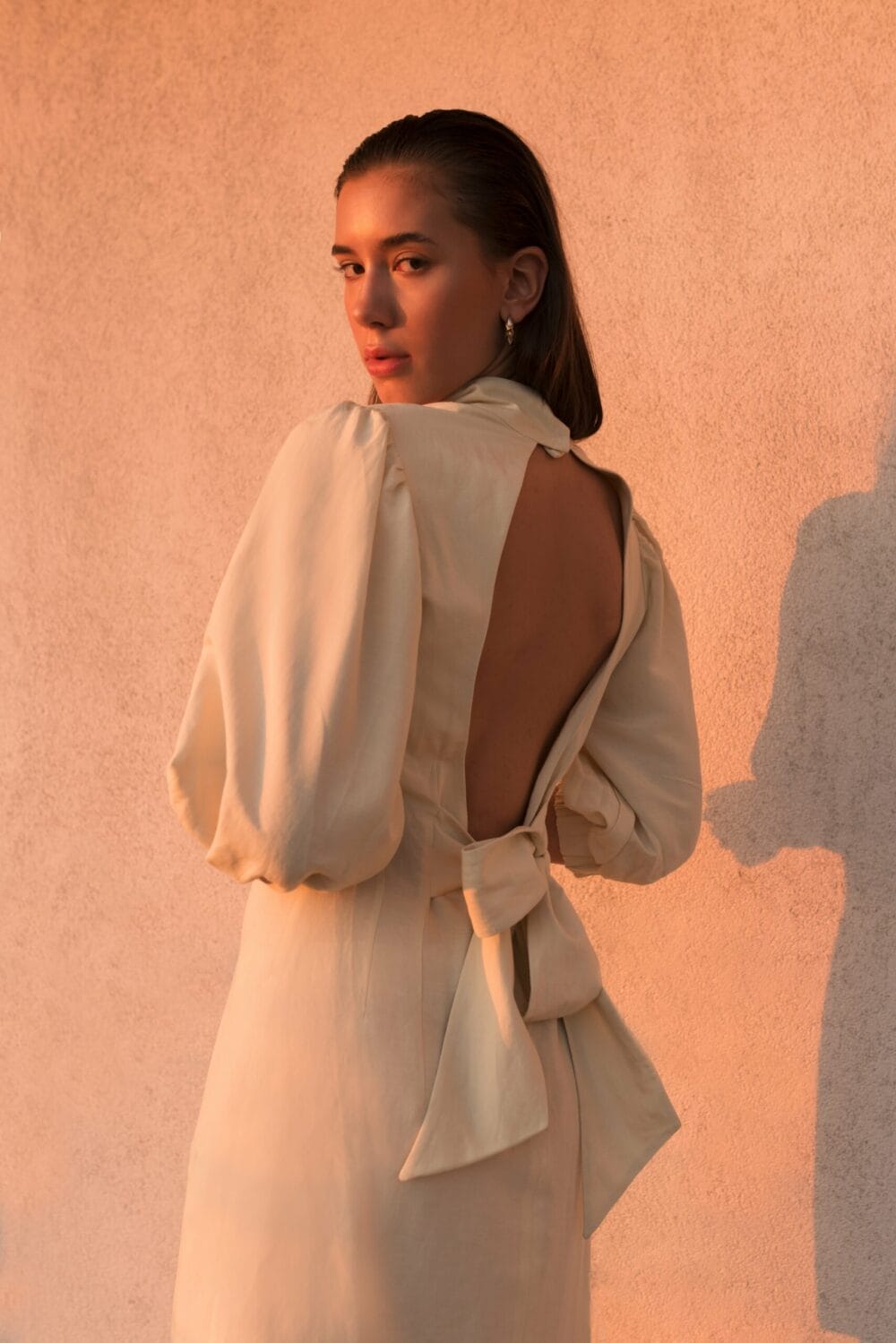 Sukienka Goldie Cream