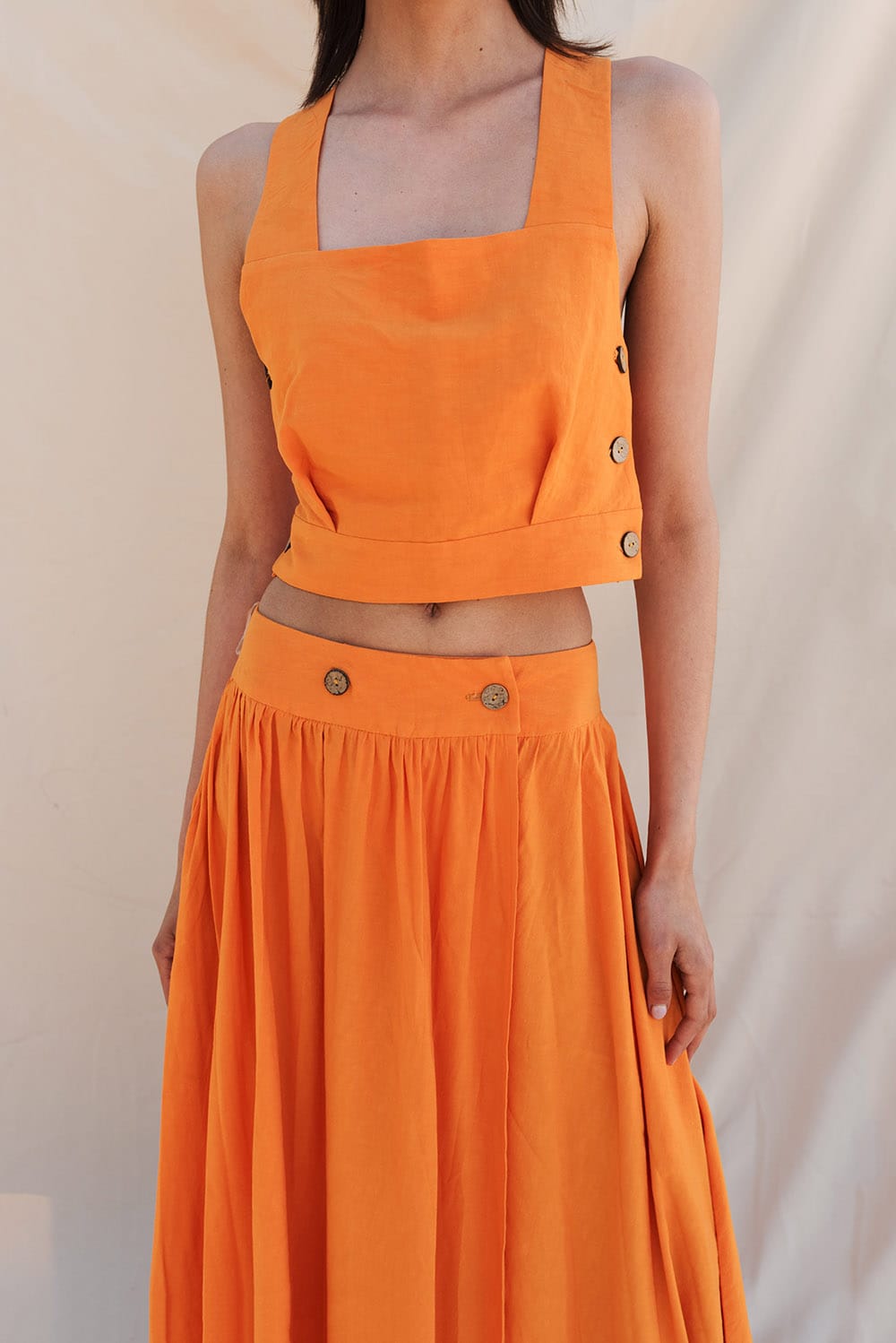 Top Eliane Orange