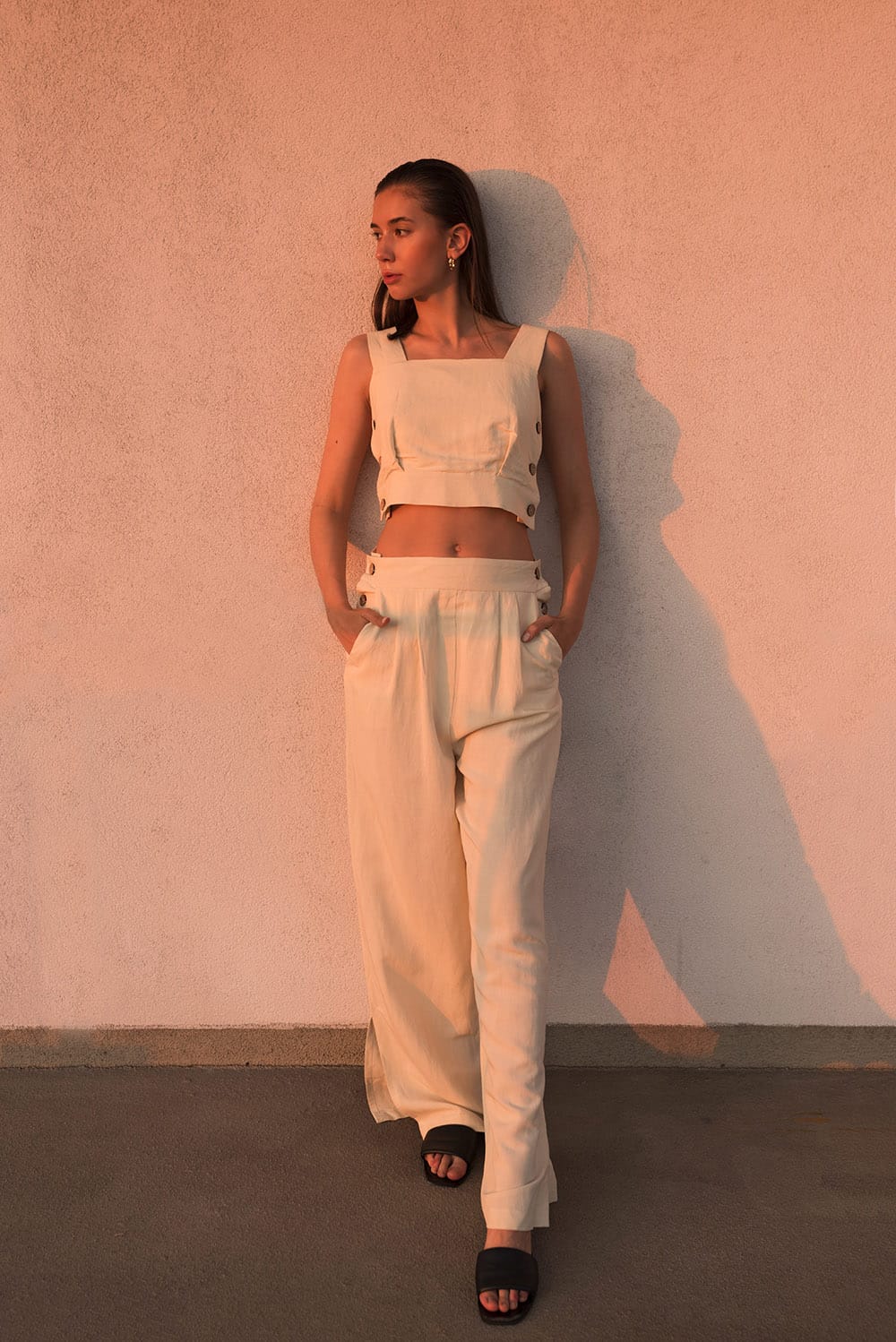 Spodnie Eleonore Sand