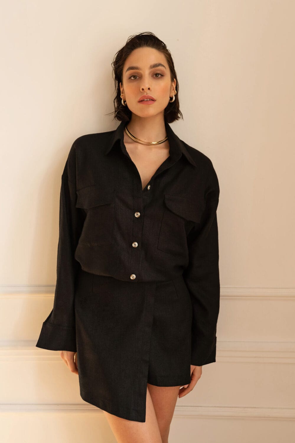 Spódnica mini LILLE BLACK