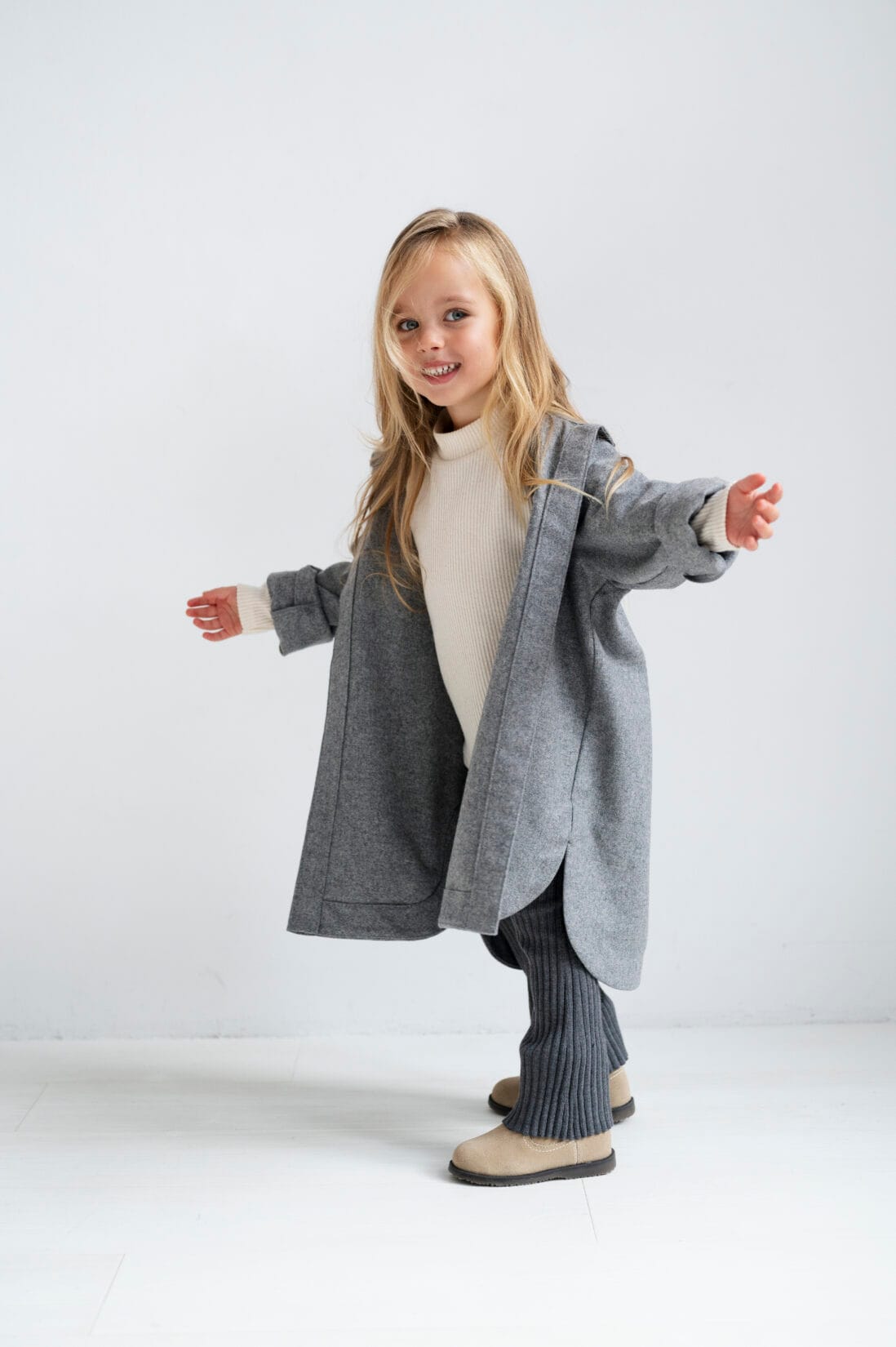 Koszula DIJON JUNIOR GRAY