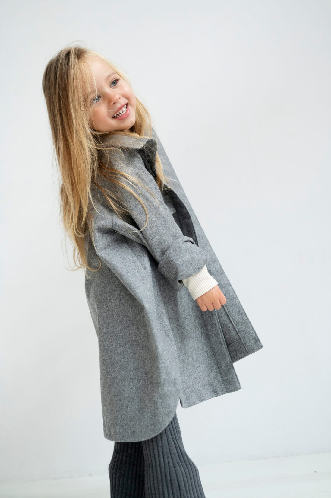 Koszula DIJON JUNIOR GRAY