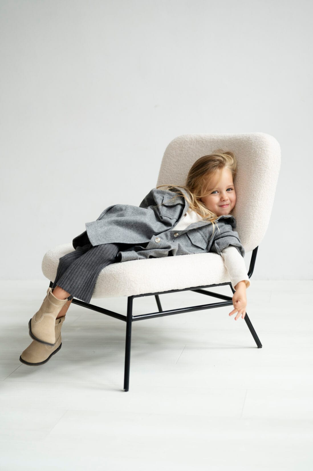 Koszula DIJON JUNIOR GRAY