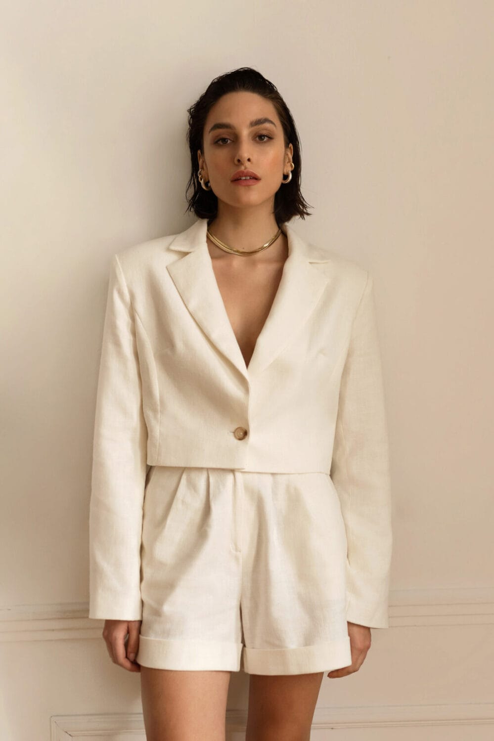 Marynarka PARIS WHITE