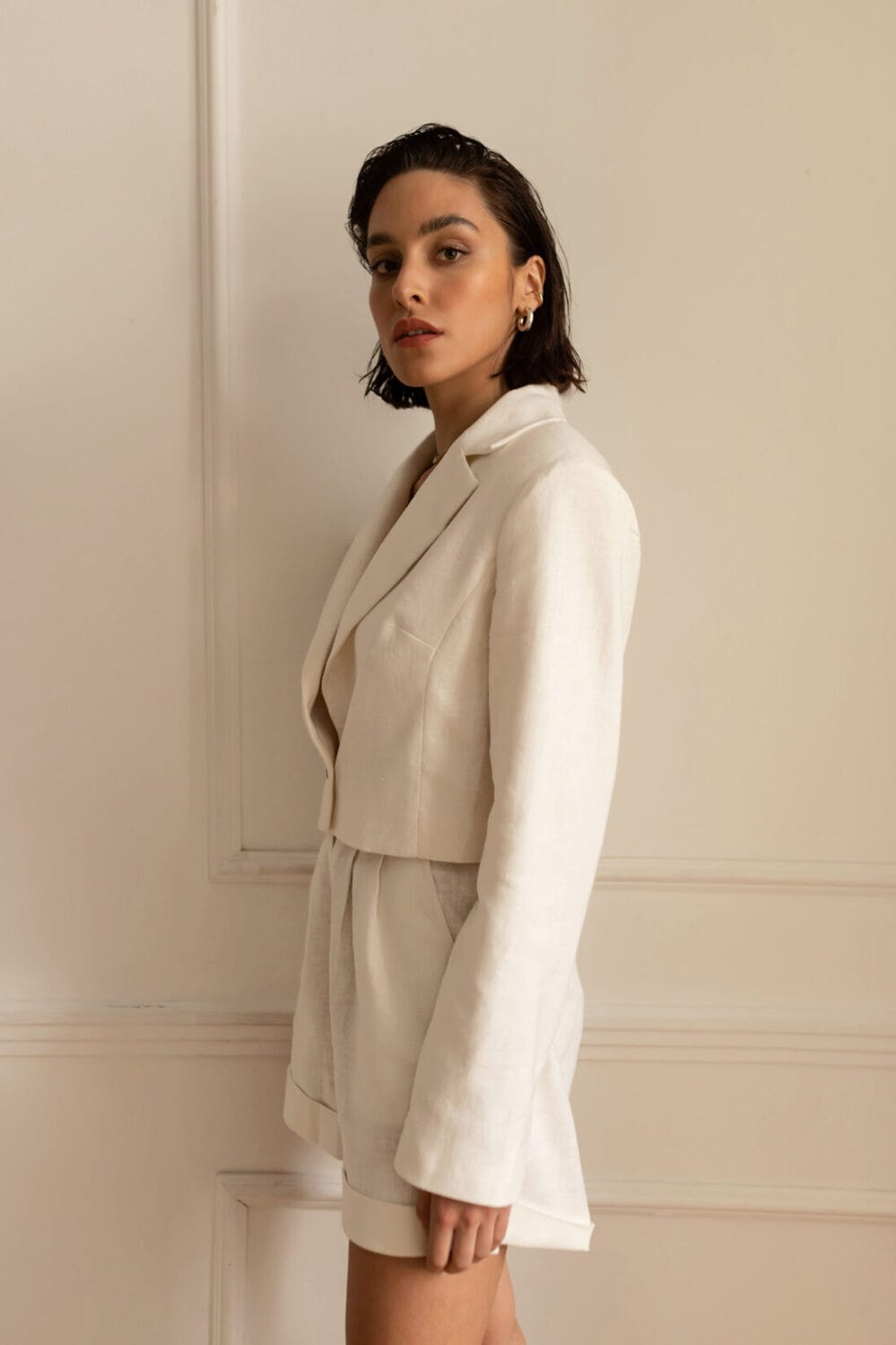 Marynarka PARIS WHITE