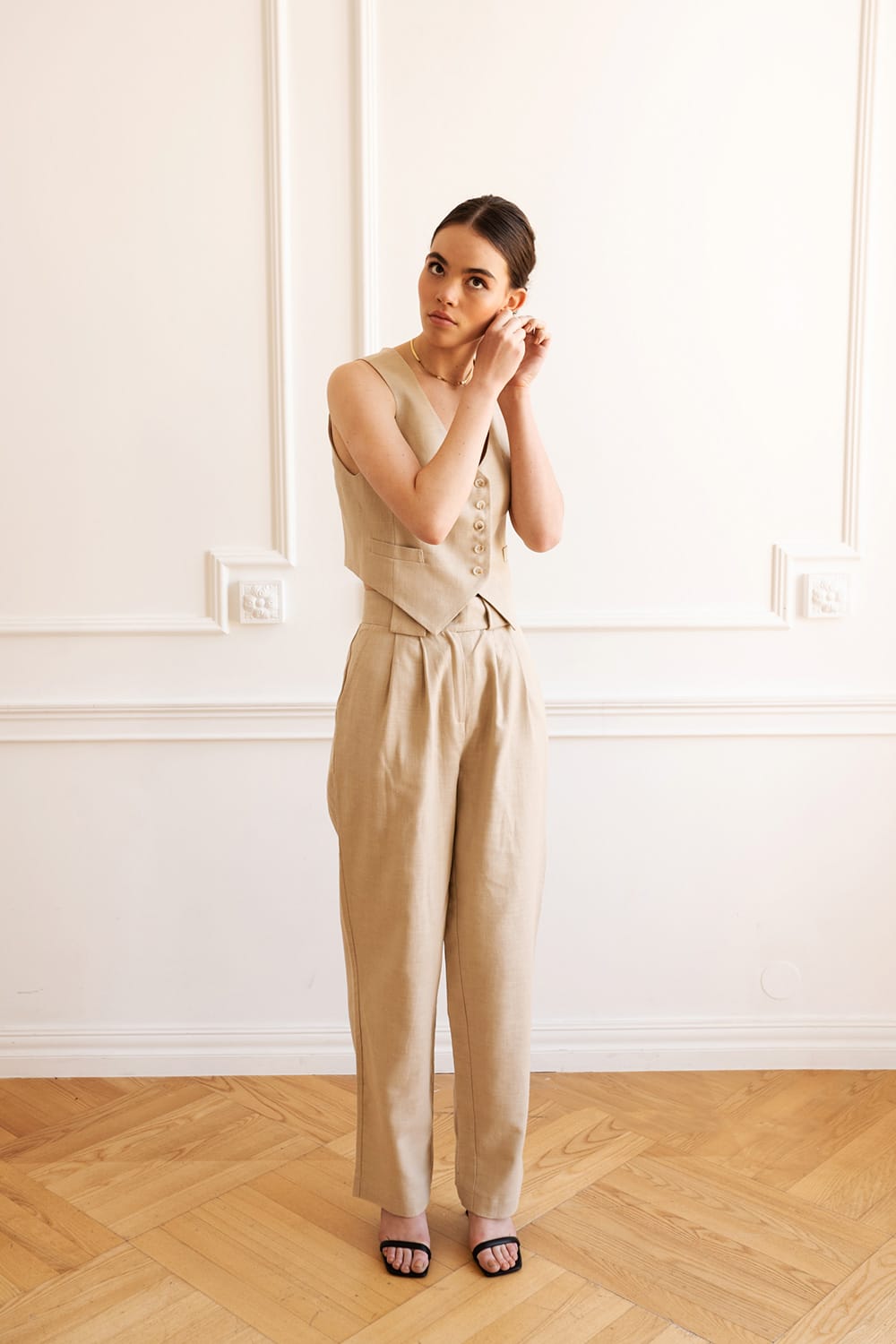 Spodnie DUNKIRK Cream