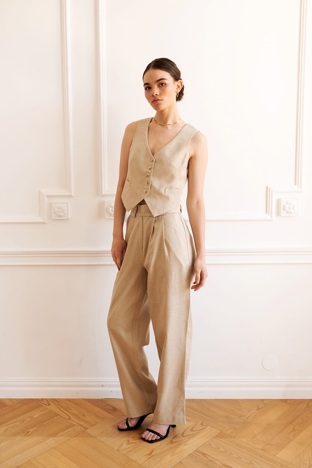 Spodnie DUNKIRK Cream