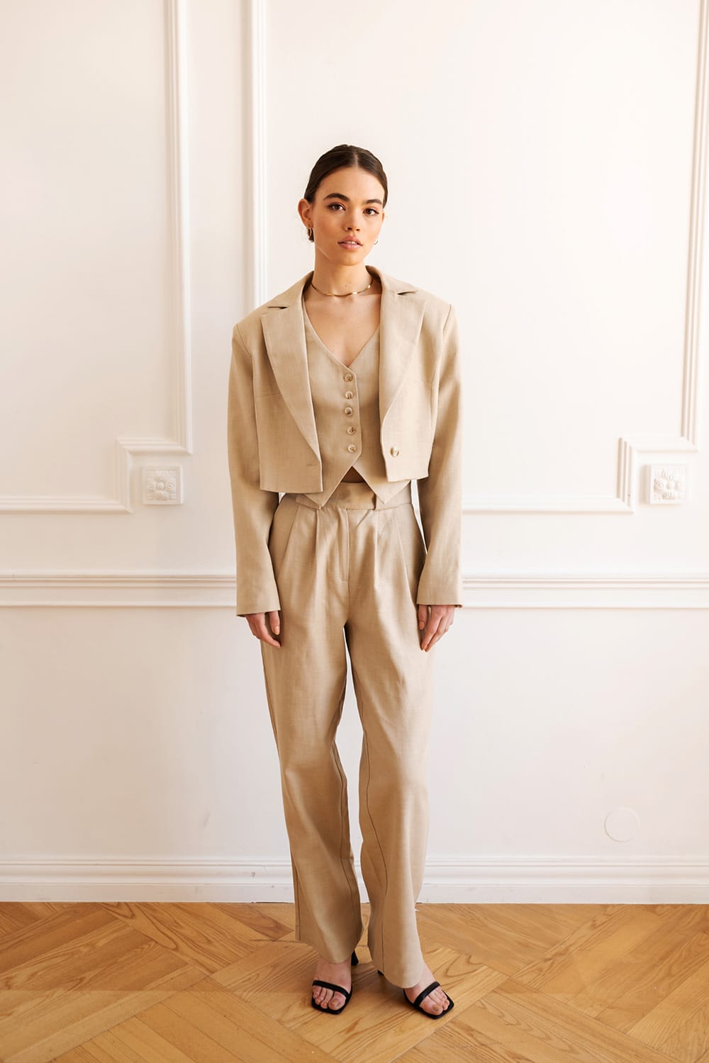 Marynarka PARIS Cream