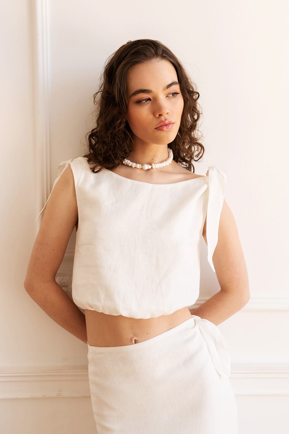 Spódnica LUNE WHITE