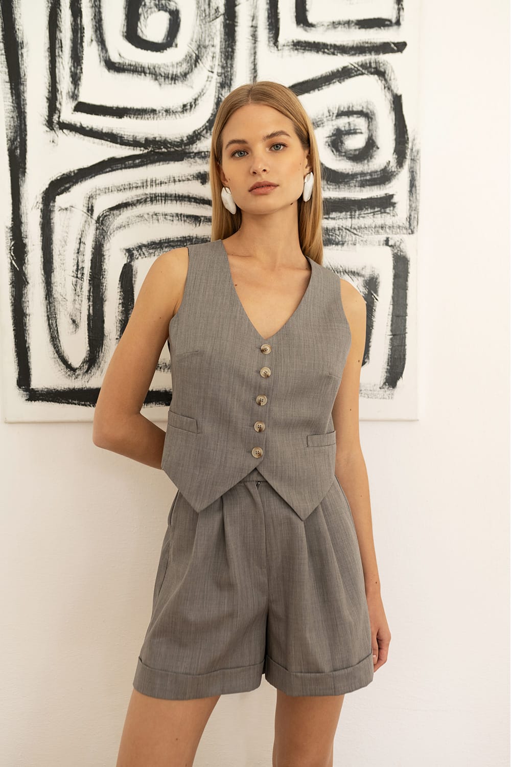 Spodenki PARURE GRIS