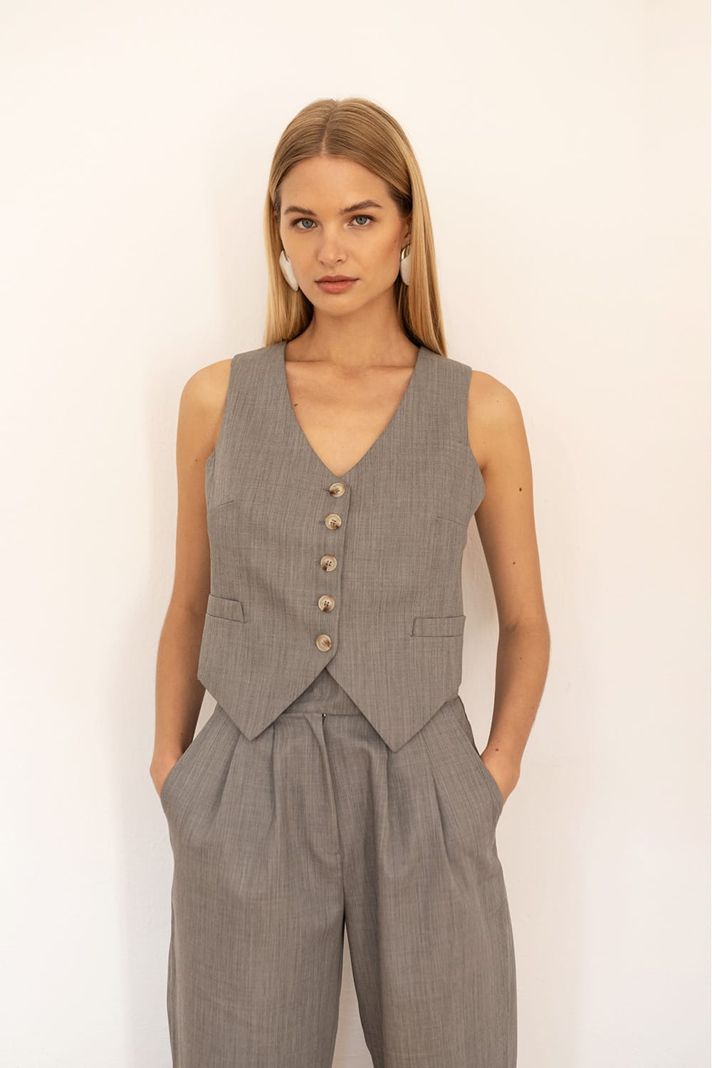 Kamizelka PARURE GRIS