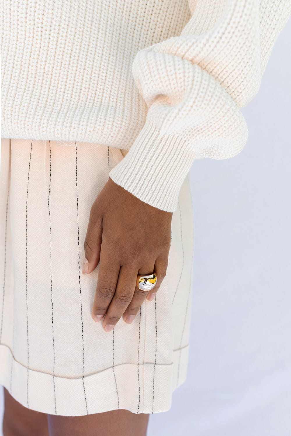 Sweter Garreta White