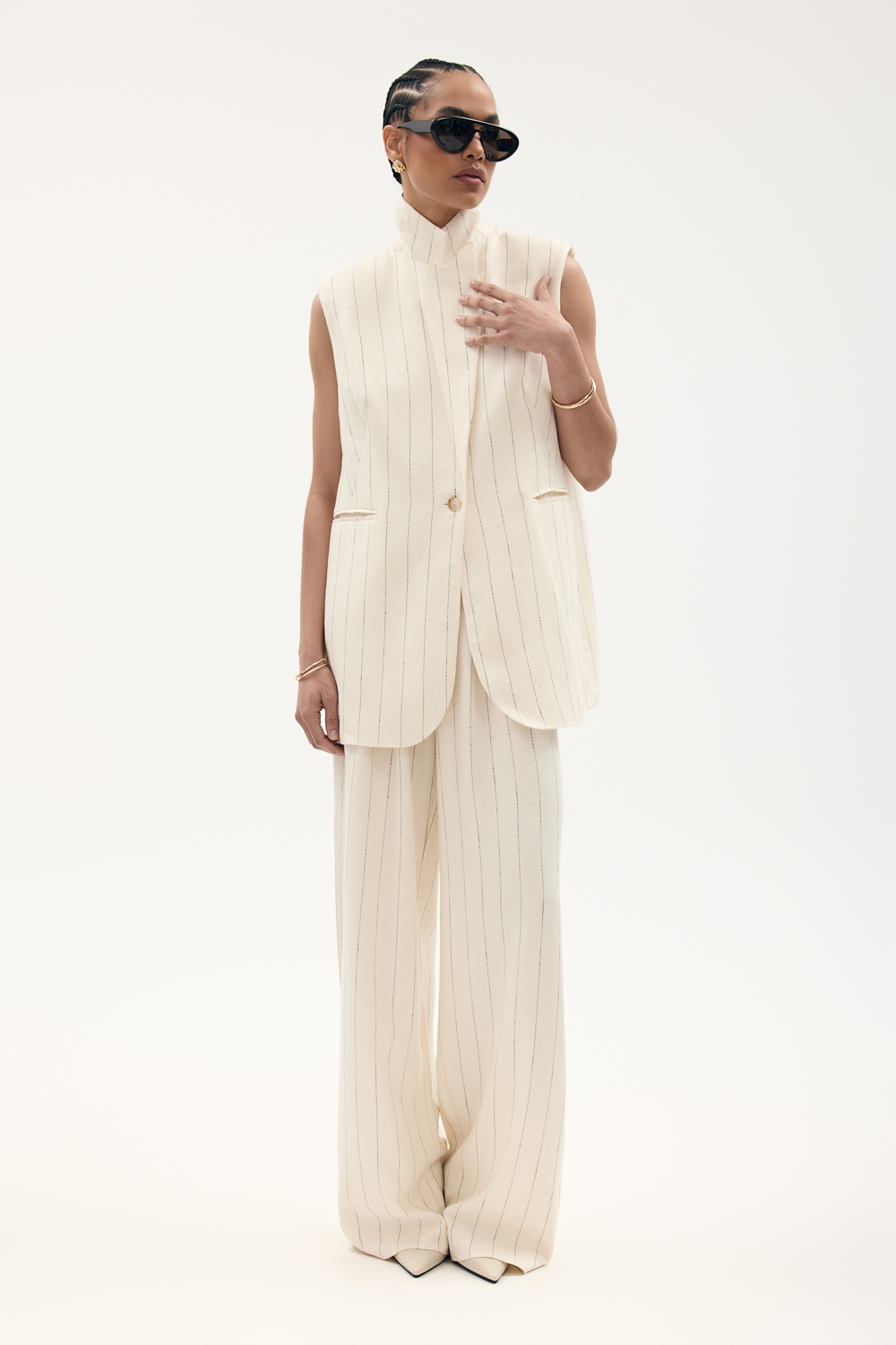 Kamizelka długa ANI Cream