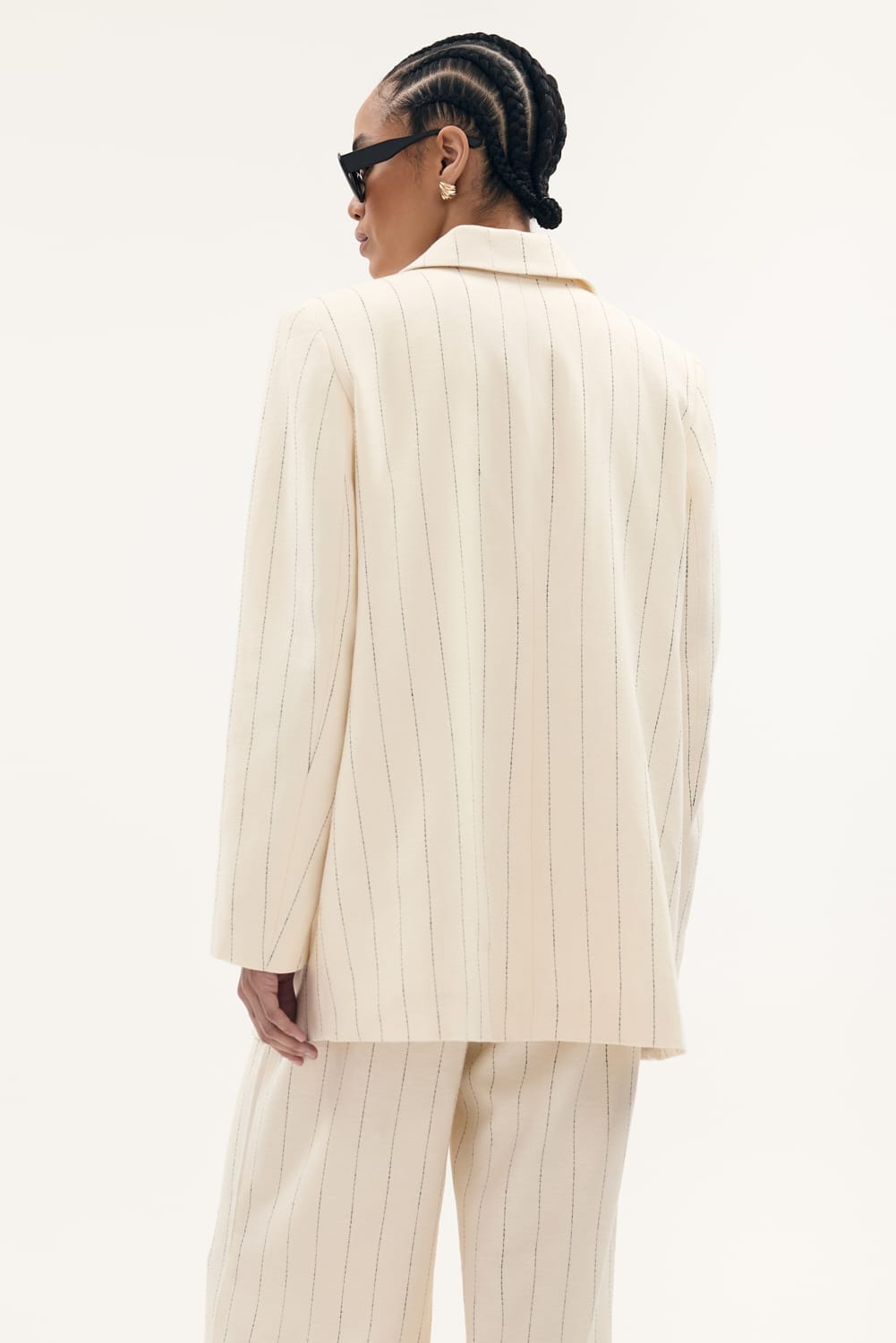 Marynarka ANI CREAM długa