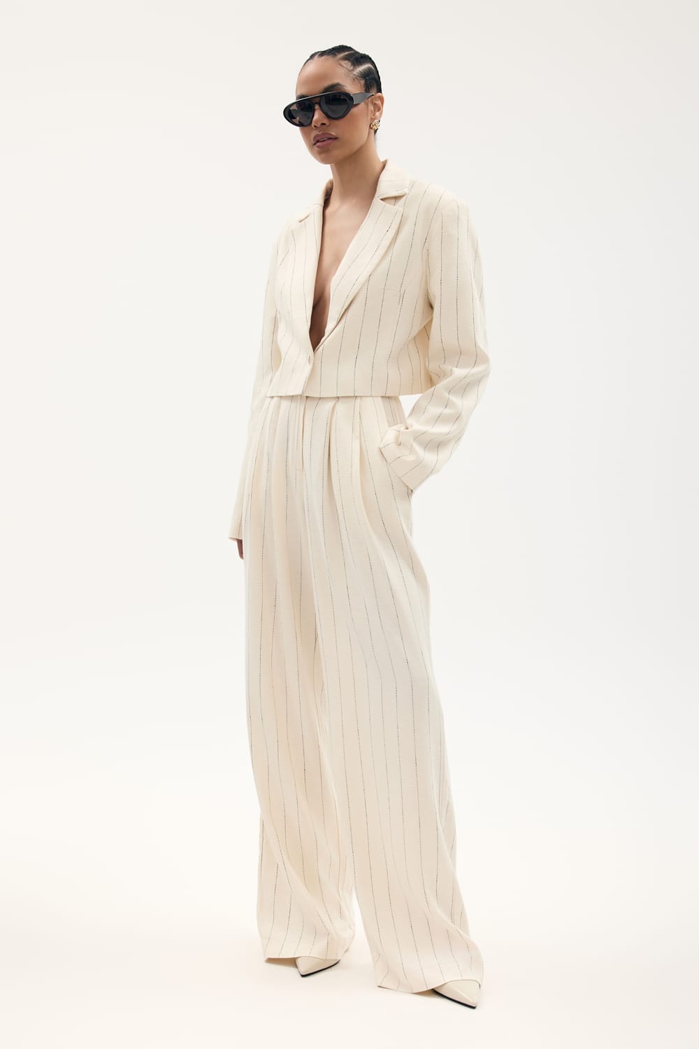 Marynarka ANI CREAM krótka