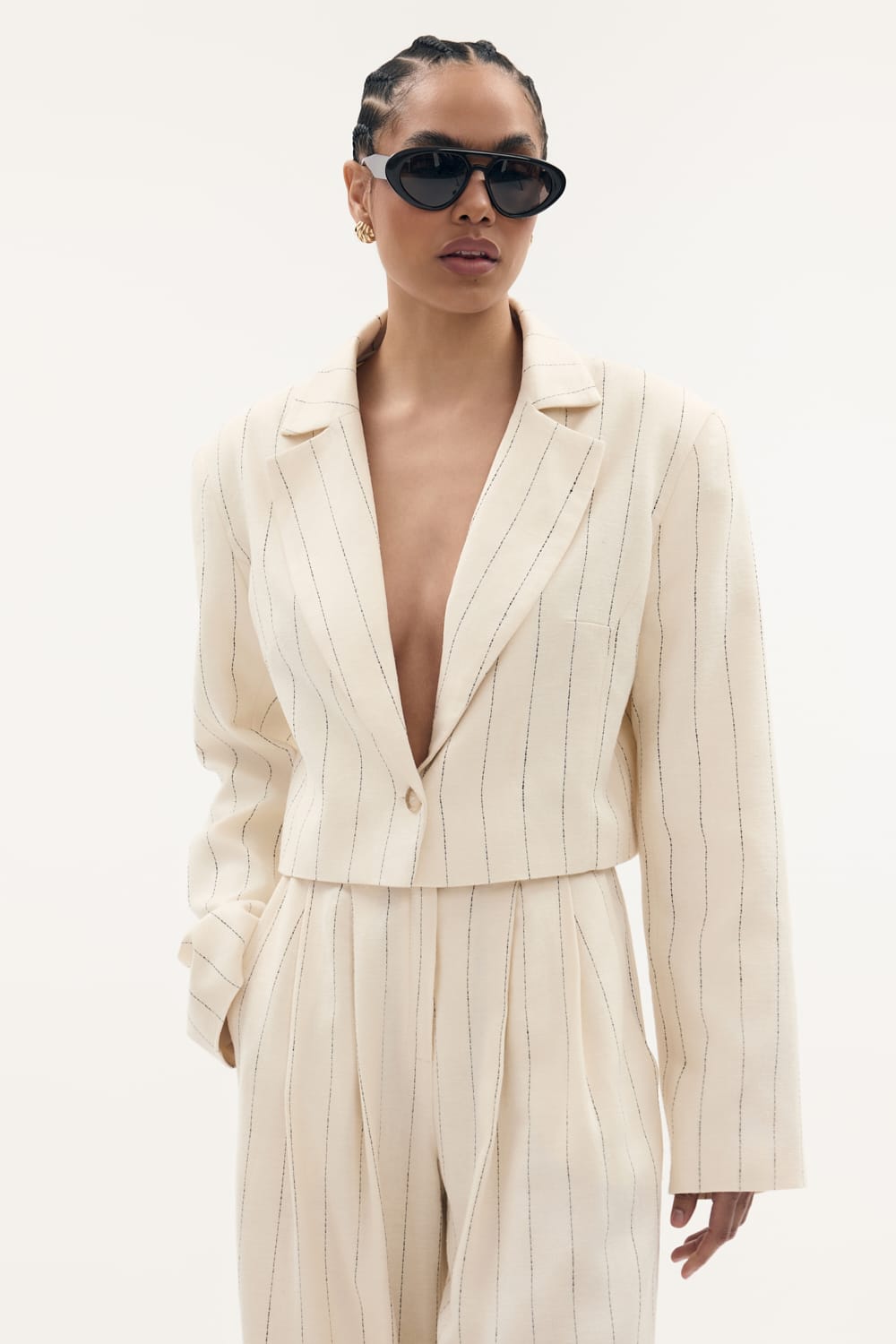 Marynarka ANI CREAM krótka