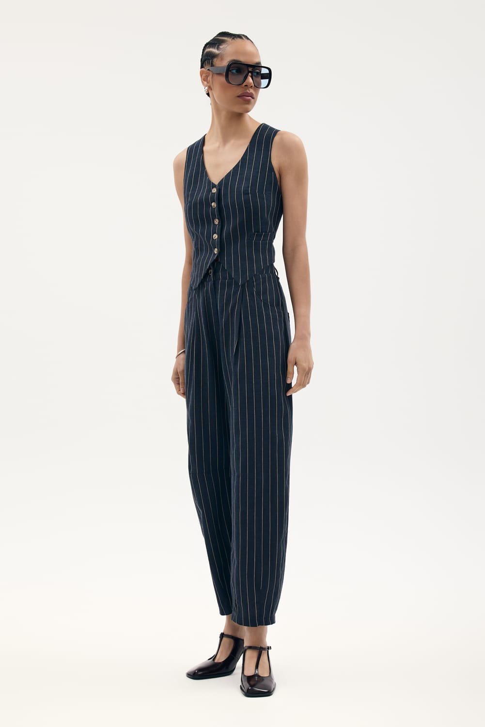 Spodnie CHIC bleu marine