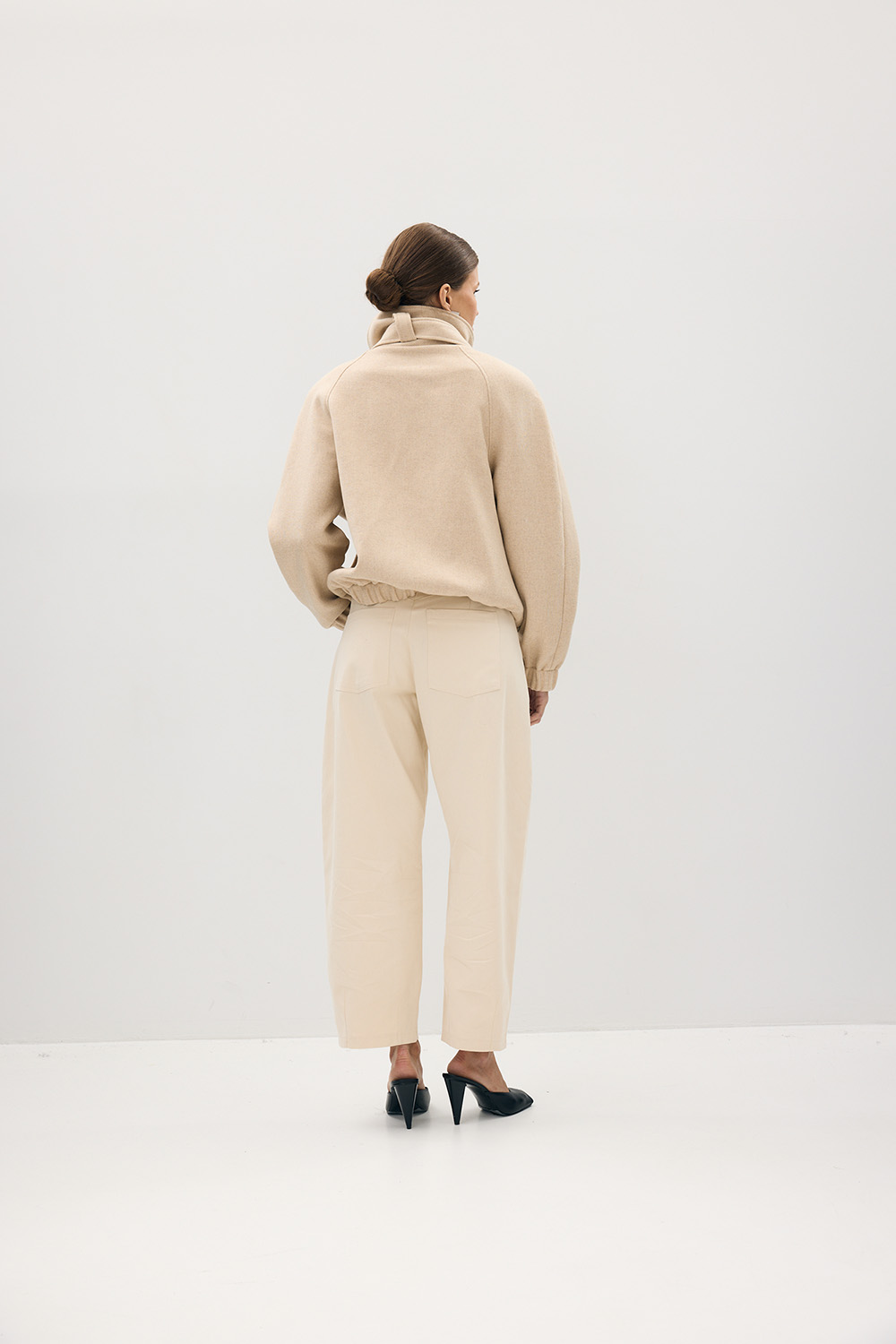 Spodnie Balloon Beige